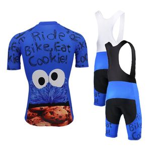 Klassiska Dookies Bike Wear Men Cycling Jersey Set Blue Go Pro Team Cycling Clothing Gel Hateble Pad Mtb Maillot Ciclismo Triathl268r