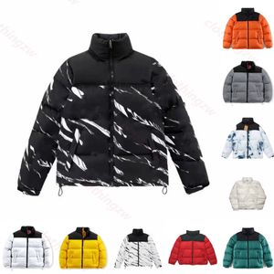 puffer jacket man designer jacket stand collar patchwork long pattern fall and winter clothing with logo jackets couple thickened warm Coats Bread