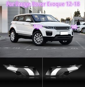 Lämplig för 12-18 Range Rover Evoque strålkastare, Aurora främre strålkastare, organisk glaslampahus, lampskärm