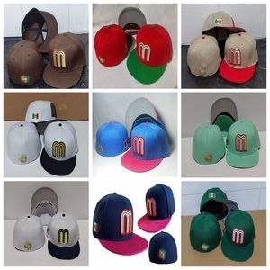 Sommerstil Gorra Mexiko M Buchstabe Baseballmützen Knochen Männer Marke Hohe Qualität Unisex Hiphop Voll geschlossene angepasste Hüte