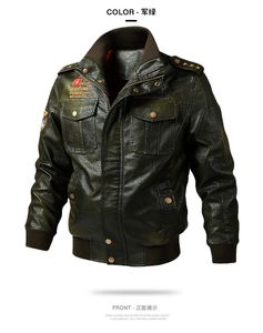 Herren Oberbekleidung Mäntel Leder Plüsch, verdickte, gewaschene PU-Lederjacke, Baumwolljacke, verdickte Jacke, Herren-Samsung-Motorrad-Lederjacke