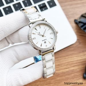 Luxury Women's Watches Top Brand Designer Watches For Women Valentine's Day Mors dag Gift Burvad keramisk stål Interchain Steel Strap Watch Composed