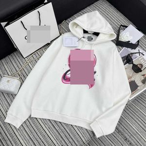 Felpa con cappuccio femminile Nanyou di fascia alta maglione con cappuccio a autunnowinter graffiti motivi d'amore jc6z