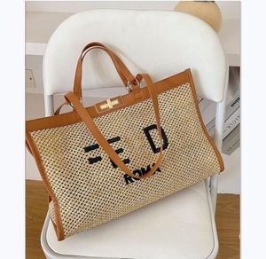 Designer große Kapazität Strandtaschen Luxusbrand Tte Damen Schulter Handtaschen Einkaufstasche Mode -Duffel -Taschen Handtasche Brieftasche F675