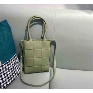 Autentico Venetas Basket BottegvVeneta Borsa in pelle intrecciata alla moda Borse Borse moda versatili Grande capacità Una spalla Designer Messenger Outlet Y21 WNX2F