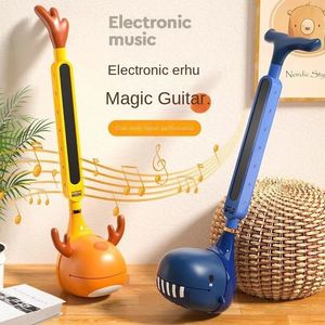 Tastiere Pianoforte Otamatone Strumento musicale elettronico giapponese Sintetizzatore portatile Divertenti suoni magici Regalo per bambini 231206