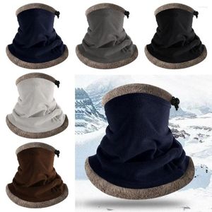 Bandanas Winter Warm Ski Mask Men Bandana Velvet Neck Warmer Gaiter Windproof Scarf Camping Hiking Fishing Cycling Face