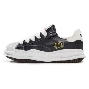 Mens designer skor upplösande designers mmy tränare sneakers plattform sneaker läder tränare mihara yasuhiro tjocka solade älskare 'pappa sport casual skor