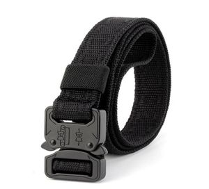 Army Swat Jungle War Combat Belt Men039s PC Szybkie uwalnianie Magnetyczna klamra magnetyczna 1200D Nylon wojskowy Pas kamuflażu 3018174