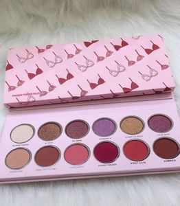 Make-up-Lidschatten-Palette, 12 Farben, wasserfest, natürlich, langlebig