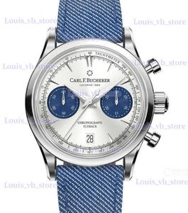 الساعات الأخرى الساخنة بيع New Carl F. Bucherer Malelon Series Fashion Business Chronograph Top STRAP Automatic Date Quartz Men's T231206