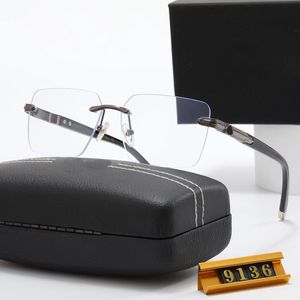 Okulary przeciwsłoneczne bez krawędzi dla kobiet okulary przeciwsłoneczne Mężczyźni okulary na receptę okulary optyczne konfigurowalne soczewki na receptę Presbyopia Ramki proste stylowe