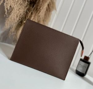 Porta carte di design Borsa pochette da uomo e da donna Borsa da toilette Borsa di qualità Borsa da donna trapuntata Borsa da uomo Portachiavi da uomo Pochette con moneta di credito Mini borsa Tela marrone