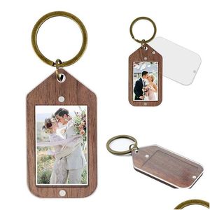 Party Favor Diy Acrylic Keyrings With P O Frame Car Key Chain Promotional Keychains Drop Delivery Home Garden Festive Suppli HomeForavor DHCMF