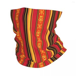 Bandanas Z Imazighen Kabyle smycken Bandana Neck Warmer Women Män vinterskidåkning Scarf Gaiter Amazigh Berber Ethnic Face Cover