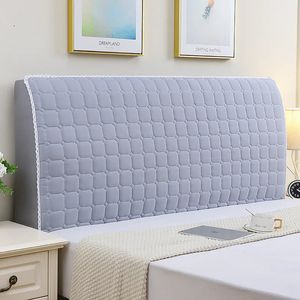 Bedspread Fackens Oll-Inclusive Bed Headboard Slip Covers Super Soft Elastic Quilted Removable Bed Head Dustproof Cover for Bedroom Decor 231205