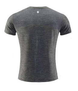 Lu lu l l l ll Designer LL Lemons Men Outdoor Shirts Nowe fitness siłowni piłka nożna piłka nożna z tyłu sportowych koszulki Szybkie suchy