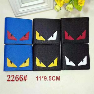 High-quality bags Brand Designer pu leather fashion designer purse men's Money Clips Card Holder Short Cross wallets for men 196r