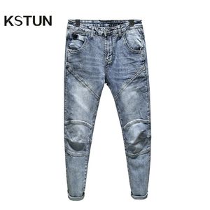 Kadınlar jeans marka erkek jean streç ince fitness açık mavi sokak kıyafeti pantolon orijinal yama kot pantolon moda mektupları desinger 231206