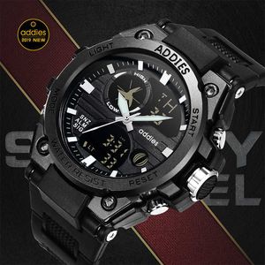 Designer Watch Watches Addies New Waterproof Night Glow Student Multi Functional Watch Men's Outdoor Sports LED Electronic Watch