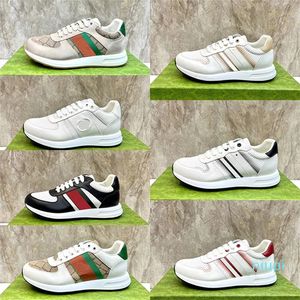 2024 Designer Run Retro Casual Shoes Mens Beige White Ladies Running Shoe Men's Trainer Sports Sneakers Storlek 38-45