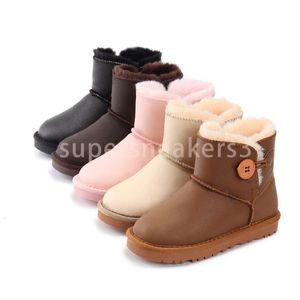 Australien 2023 Classic New Snow Winter Boots Men Suede Boot Ankle Knee Mens Designer Newm Series Booties Women Kids Warm Martin Storlek 21-35