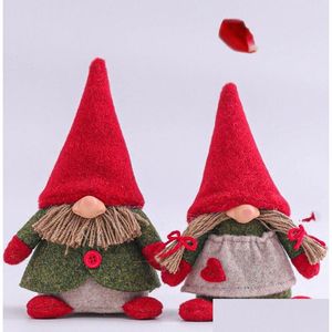 Partybevorzugung Happy Mothers Day Gnome Plüschpuppen mit Liebesherz Mama Spielzeugpuppe Geburtstag Festival Home Decor Geschenk Drop Lieferung Garten Dhkse