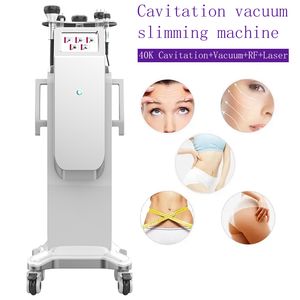 Nova chegada ! Portátil ultra-sônico 40k cavitação RF vácuo laser lipo corpo moldar rejuvenescimento da pele máquina de drenagem linfática