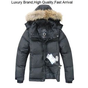 Men s Jackets 2023 Sale Duck Coat Raccoon Fur Waterproof Hooded Down s Mens Winter Jacket 231206