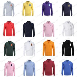 Polo Hoodie Designers Moda Ralphs Sweater Ralphs Polos Mens Mulheres Polos Tees Tops Homem Casual Peito Carta Camisa Luxurys Roupas Manga Laurens Roupas S-XXL