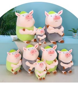 Animal Cross Plush Pig estátua 40/55/65/80cm Hugress