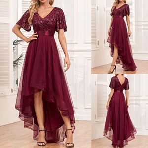 Casual Dresses Women's Sexy Sequin Dress Wrap V Neck Ruched Bodycon Spaghetti Straps Cocktail Party Vestido Feminino For Women 2023