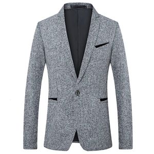 Mens Suits Blazers Men passar Fashion Casual Boutique Male Woolen Business Jacket Rock 231206