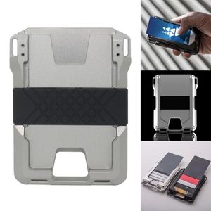 Neue EDC Wallet CNC-Maschined Aluminium RFID Blocking Card Bag Card Cases Geld Organisatoren175J