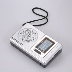 ポータブルsers BC R2048 MINI AM FM Radio2バンドレシーバーポケットが組み込まれています。