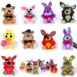 Brinquedos de pelúcia 15cm 25cm cinco noites no freddy fnaf bonecas douradas fazbear mangle foxy bear bonnie animais de pelúcia presentes de natal hotsell