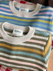 Кардиган Mabli Детские свитера 2023 Зимние вязаные свитера для мальчиков и девочек для мальчиков и девочек Q231206