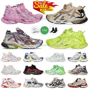 2024 Balenciaha Track Runner 7 7.0 Designer-Shuhe Schuhe Männer Frauen große Größe 12 EUR 46 Paris Balenciegas Runners 77.0 Plateau-Sneaker Balencigaly Triple S Trainer Herren