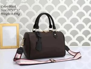 top Designer Speedy Bags Pillow Handbags with Lock Lady PU Leather Crossbody Bag KEEPALL BANDOULIERE Handbags Purses tote Luxury Shoulders b