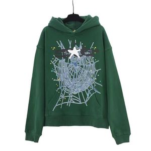 Spider Hoodie Męskie Bluzy Bluzy Purple Spider Tracksuit 2023 Spider Hoodie 555 MĘŻCZYZN KOBIETY MŁODY ZBYTA PRZEDMIOŚCI SPANT STAR Web Star Letter C7