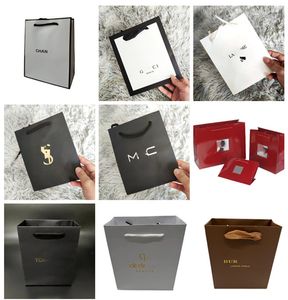 Gift Packaging Designer Classic Letter Printed Gift Bag Paper Bag Handbag Lipstick Jewelry Packaging Bag 5 Pieces/set Valentine's Day Gift