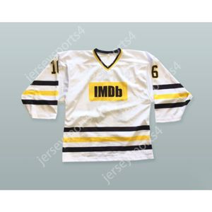 Custom IMDB 16 San Diego Comic-Con Yacht Party Hockey Jersey prowadzony przez Kevin Smith 2016 Nowy najlepszy zszyty S-L-xl-xxl-3xl-4xl-5xl-6xl