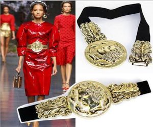 New Belt Luxury Desiger Belt Women Lady Meatal Elastic Belts Fashion Accessory Waist Belts Wide Belts Stretch Waistband Women Dres2886093