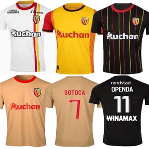 23 24 RCレンズサッカージャージMaillotホームイエローセントバルベスペシャルオペンダガナゴソトカフットボールシャツ2023マンノートルサンエストル