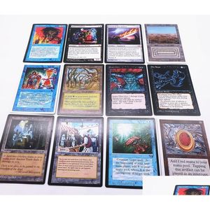 Giochi di carte 126 pz/lotto Gioco di magia Carte fai da te della versione inglese Matte Giochi da tavolo Collezione Personalizzata Tcg Classici Consegna di goccia Giocattoli Regalo Dhsc0