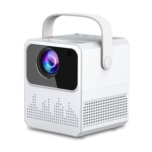 2024 Mini Portable Movie Projector Outdoor Projector Home Video Smart Android Projectors 80"-120" Screen 48W 2.4G/5GWiFi BT5.0