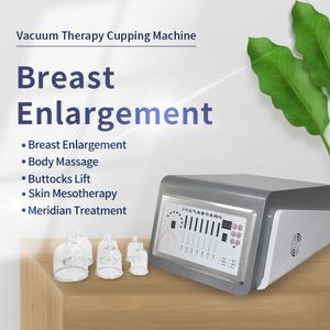 スリミングマシンの美容装備乳房拡大真空療法乳房マッサージャー療法解毒カップとローラー