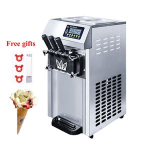 Macchina per gelato soft commerciale Macchina per gelato da tavolo Macchina per fare il cono dolce completamente automatica 110V 220V