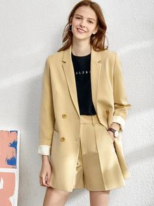 Zweiteilige Damenhose, Amii-Minimalismus-Jacke, Frühlings-Blazer für Bürodamen, Damen-Tanktops mit V-Ausschnitt, Damen-Shorts, separat erhältlich. Blazer 12260069 231206