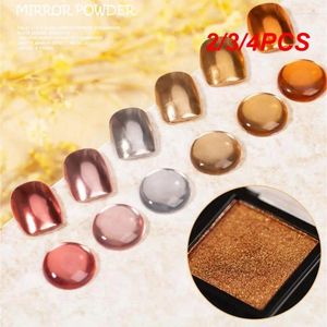 Nail Glitter 2/3/4PCS 16 Color Solid Nails Pigment Powder Uv Gel Products And Tools